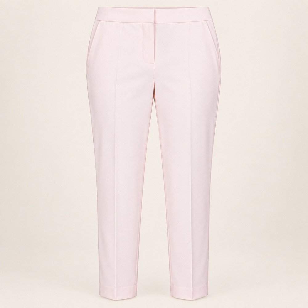 LOFT Outlet Pencil Pant Women 14 Pink Solid Professional Career Stretch Tapered